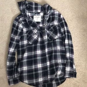 Flannel hoodie